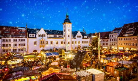 Pferdeschlittenfahrt & Weihnachtsmarkt Freiberg